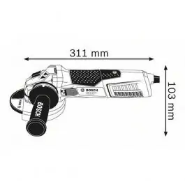 Ugaona brusilica GWS 19-125 CIE Professional Bosch