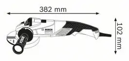 Ugaona brusilica GWS 18-150 L Professional Bosch