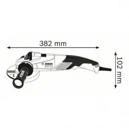 Ugaona brusilica GWS 18-125 SPL Professional Bosch