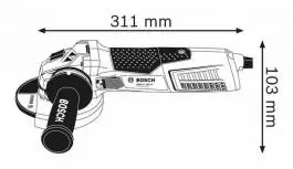 Ugaona brusilica GWS 17-125 CI Bosch