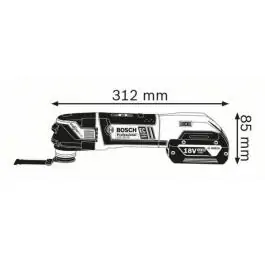 Akumulatorski Multi Cutter GOP 18V-28 Professional Bosch
