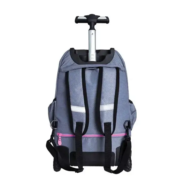 Ranac sa točkićima Trolley, Ornament grey Play