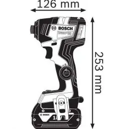 Akumulatorski udarni odvijač GDR 18V-200 C Professional Bosch