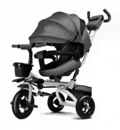Tricikl “HAPPYBIKE BIG“ LUX model 420 sivi