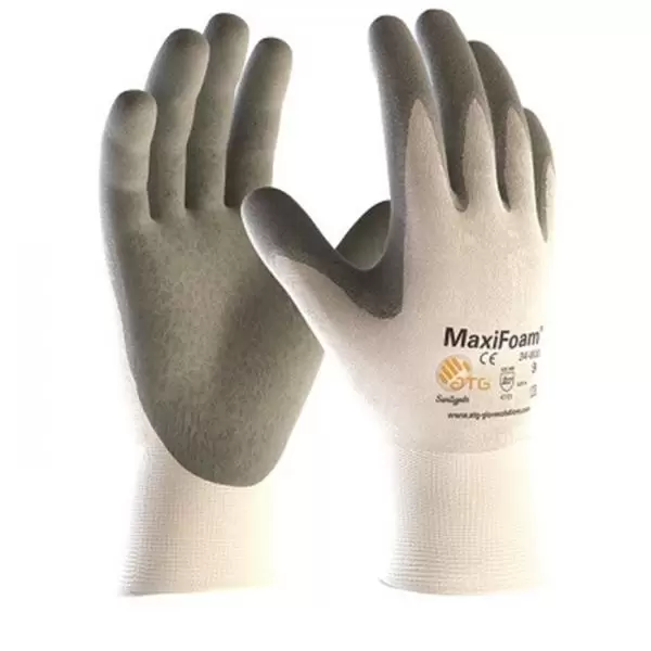 Zaštitne rukavice MaxiFoam belo-siva 10 ATG