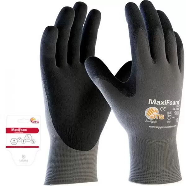 Zaštitne rukavice MaxiFoam sivo-crna 10