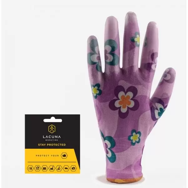 Baštenske rukavice roze FLORA 8