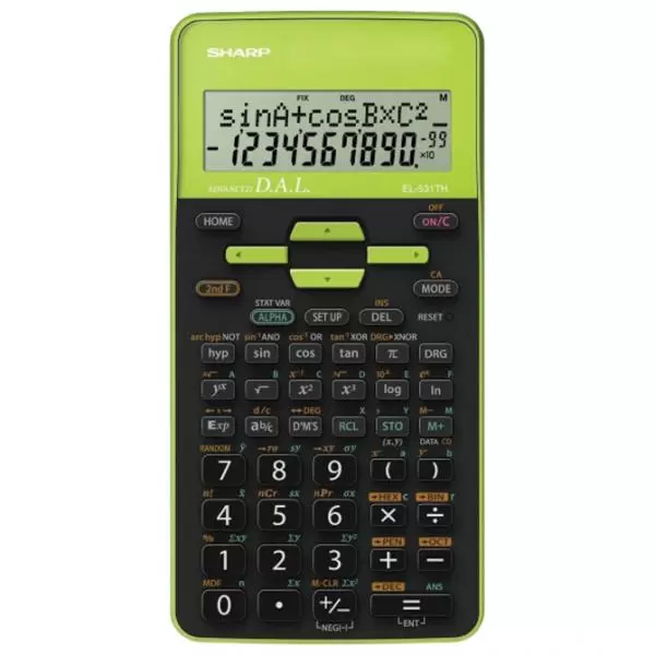 Kalkulator tehnički 273 funkcije EL-531THB-GR Sharp