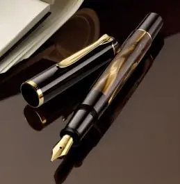Naliv pero Classic M200 mermerno-braon + kutija PELIKAN 808897