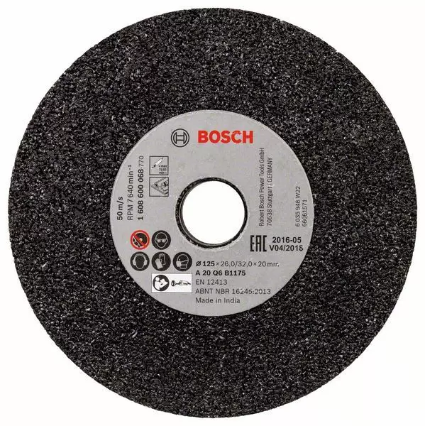 Brusni kamen za tocila SiC 125x20mm K20 Bosch