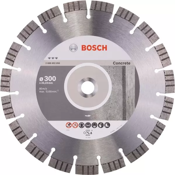 Dijamantska ploča za beton Best 300mm Bosch