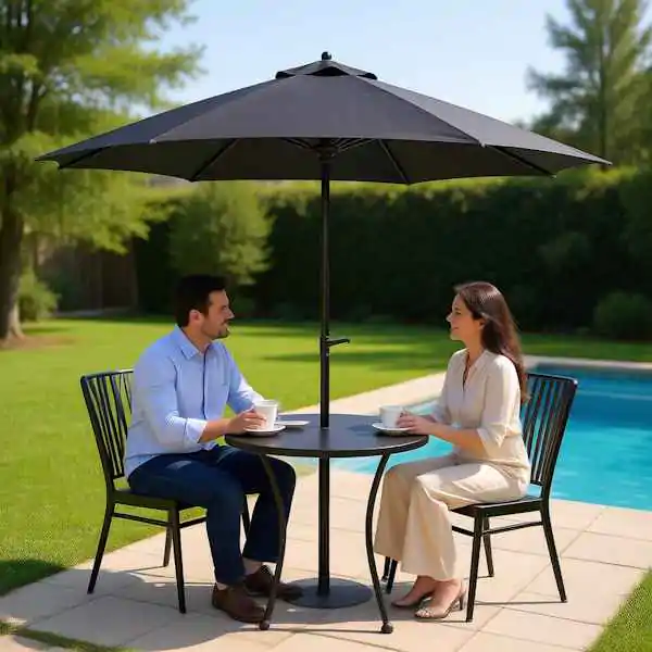 Suncobran NAPDAM Ø250cm tamnosiva