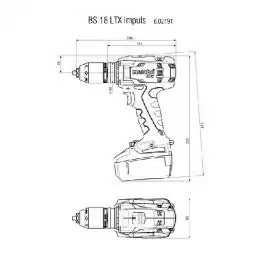 Akumulatorska bušilica BS 18 LTX Impuls Metabo