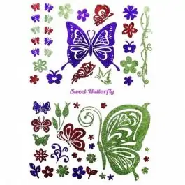 Tattoo Set 50210 Sweet Butterfly 50 designs GLITZA
