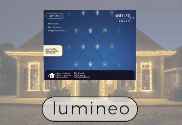 Novogodišnja LED mreža za spoljnu i unutrašnju upotrebu 1 x 4.8 m LUMINEO