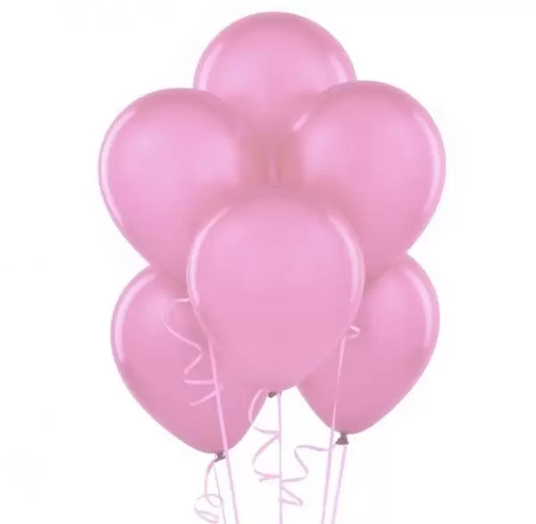 Gumeni baloni svetlo roze Festo 50kom