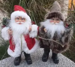 Deda Mraz sivo-braon 18 cm