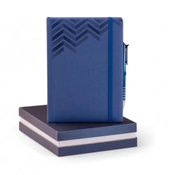 Set notes i olovka plavi u lux kutiji LUXOR