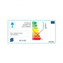 Prenosna LED lampa WL5-6LED Home