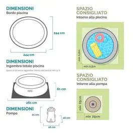 Bazen sa pumpom Easy set 2.44 x 61cm 28108 Intex