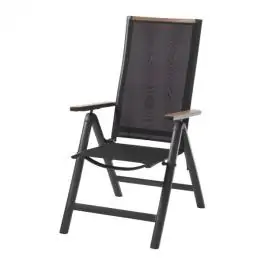 Baštenska podesiva stolica BRED crna
