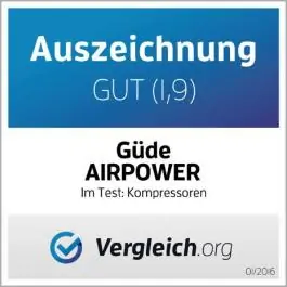 Klipni kompresor bezuljni sa setom pribora Airpower 190/08/6 GUDE