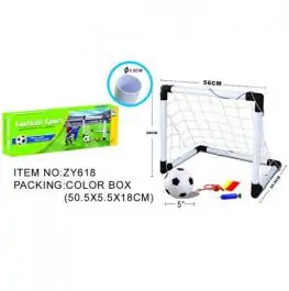 Igračka fudbalski gol 56x38cm sa loptom