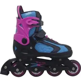 Roleri PW126B-10 crno tirkiz ljubičasta PVC šina M(37-40) ACTION