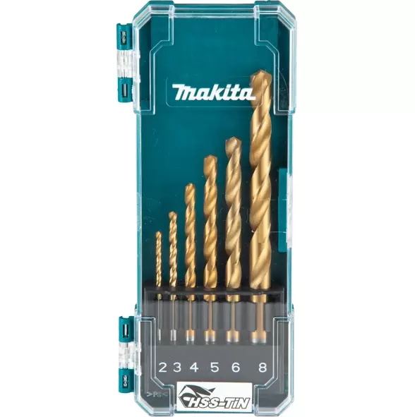 Set burgija HSS-TiN economy za metal set 2-8mm D-72833 Makita