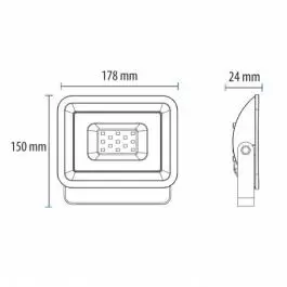 LED reflektor 30W LRF013EW-30/WH PROSTO