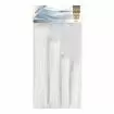 Set belih kablovskih vezica - 4x30 kom. CTS-WH HOME