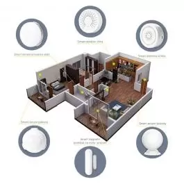 Smart senzor pokreta Wi-FI WFS-P01