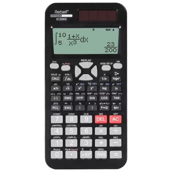 Kalkulator tehnički 417 funkcija Rebell RE-SC2080S BX crni - proizvod na akciji