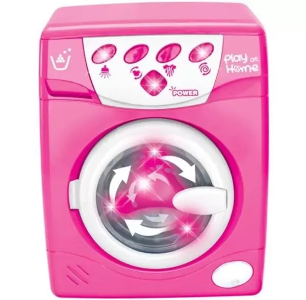 Igračka mašina za pranje veša sa zvukom roze