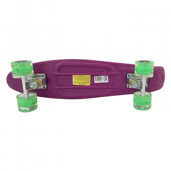 Dečiji skejtbord sa svetlećim točkovima TS-001 Pink tamna