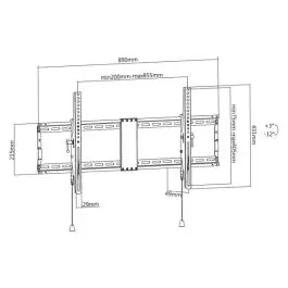 SBox nosač televizora S BOX PLB 4269 T 60" - 100"