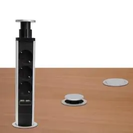 Ugradni "pop-up" razdelnik sa USB punjačem HOME