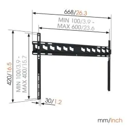 Zidni TV nosač 40" do 80" 8554000