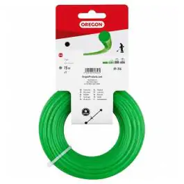 Oregon Silk za trimer, kockasti zelen 2.7mm x 15m 69-470