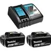Makita Set punjača i baterija BL1830BX2+DC18R - proizvod na akciji