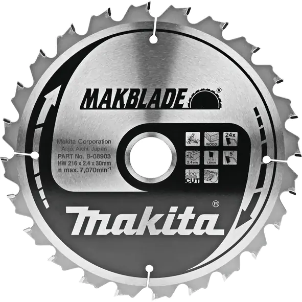 Makita List cirkulara za drvo MAKBlade Plus 250/30/72z