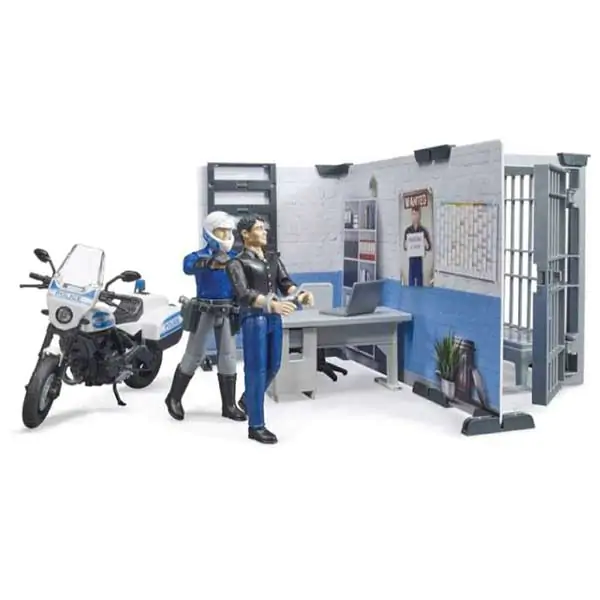 Policijska stanica set sa figurama Bruder