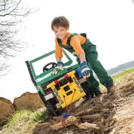 Kamion na pedale sa vitlom šumar Unimog Rolly Toys