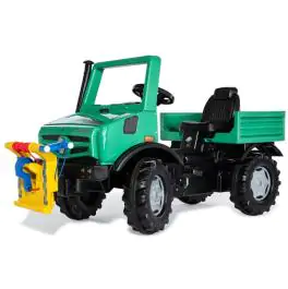 Kamion na pedale sa vitlom šumar Unimog Rolly Toys