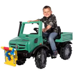 Kamion na pedale sa vitlom šumar Unimog Rolly Toys