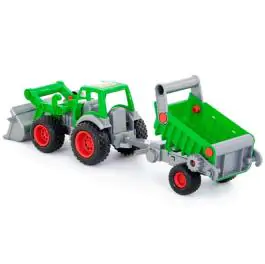 Igračka Traktor Sa Kašikom I Prikolicom ‎57 x 16 x 20 cm