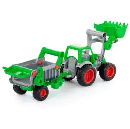 Igračka Traktor Sa Kašikom I Prikolicom ‎57 x 16 x 20 cm