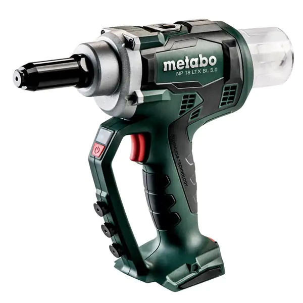 Metabo akumulatorski pištolj za pop nitne NP 18 LTX BL 5.0 body - proizvod na akciji