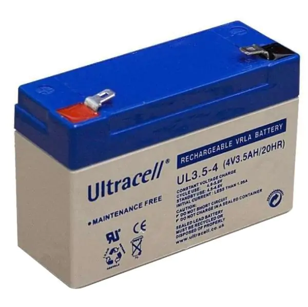 Žele akumulator Ultracell 4V/3,5 Ah