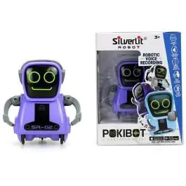 Pokibot Ljubičasti interaktivni robot 12x15cm Silverlit
